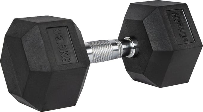 VirtuFit Hexa Dumbbell Pro - 32,5 kg - Hexagon Dumbbell - Krachttraining - Per Stuk