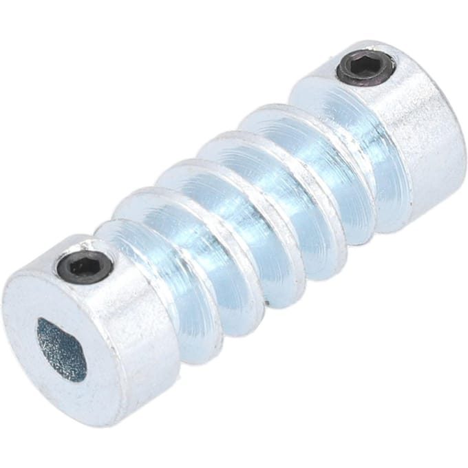 6mm Wormwielas D Gat RVS 1.5 Module Wormwielas voor Aandrijfaccessoires white