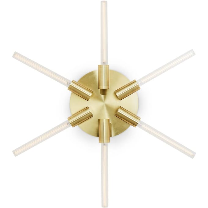 Design By Us Liberty Star Wandlamp Geborsteld Goud