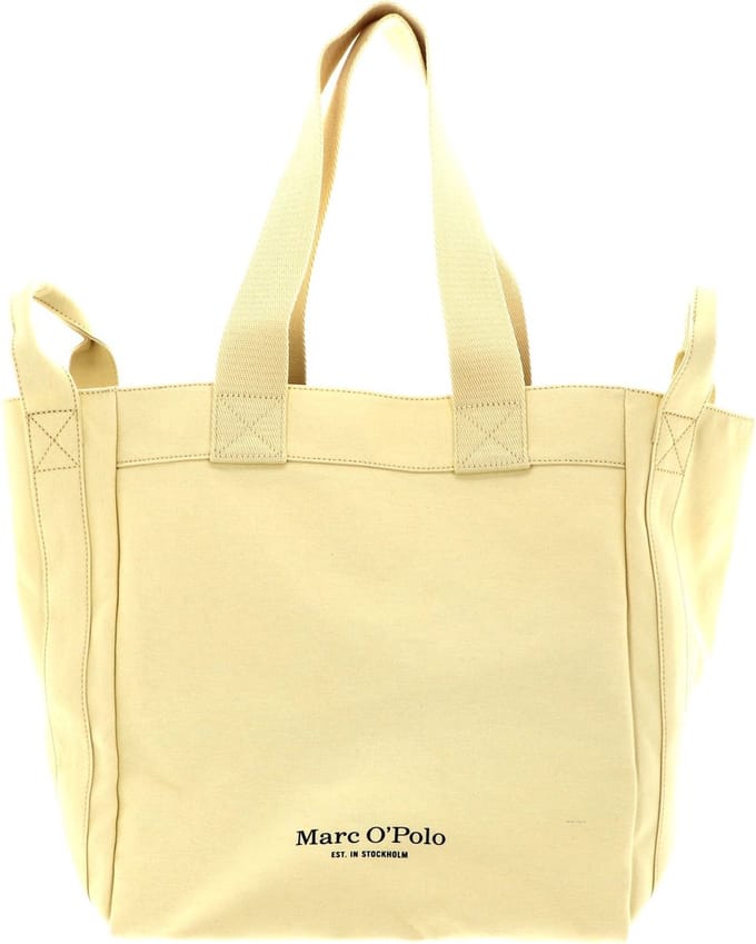 Marc O'Polo Schoudertas Malin Shopper Pale Yellow Geel