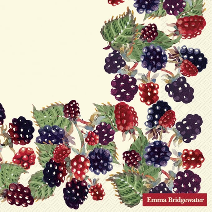 IHR Emma Bridgewater - Servetten - Lunch servetten - 33x33cm - Blackberries
