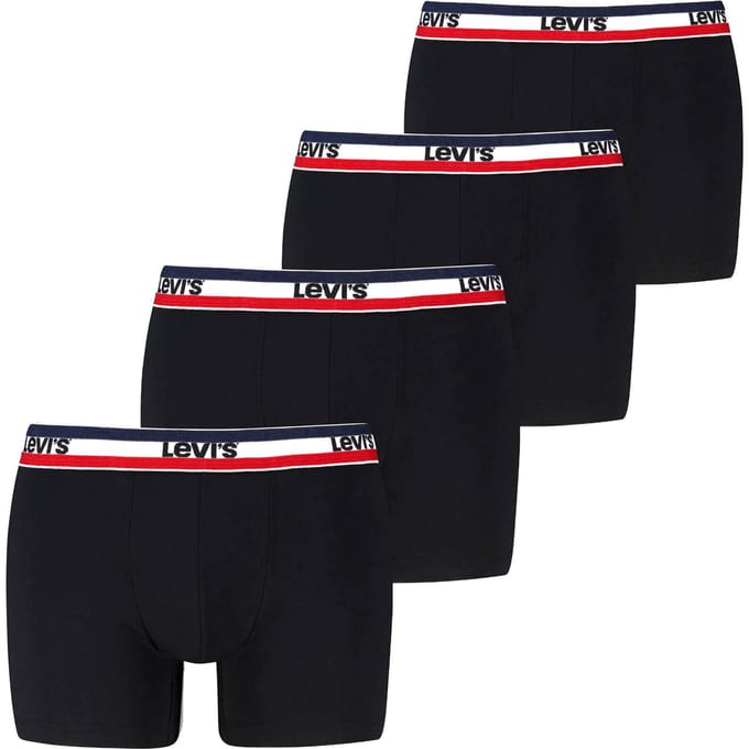Pack of 4 men's Levis REPEAT LOGO SPW BOXER boxer shorts underwear pants