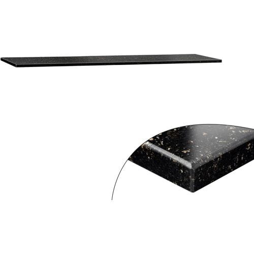 GGM Gastro Granitarbeitsplatte - 1500x800mm - Star Galaxy