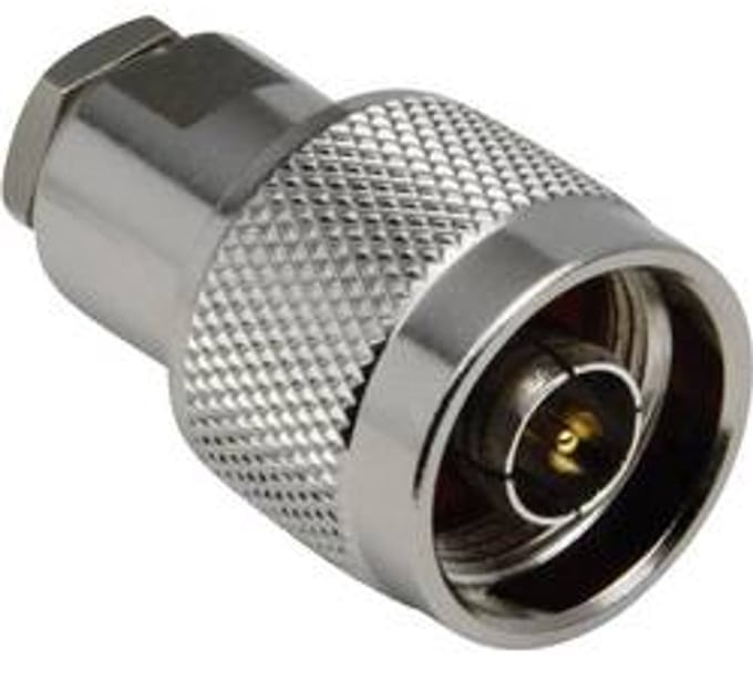 BKL Electronic 0404006/D 0404006/D N-connector Stekker, recht 50 Ω 1 stuk(s)