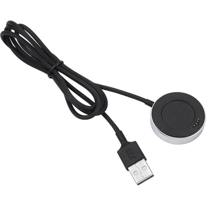 Station de Chargeur Sans Fil USB Dock de Charge de Bureau Socle pour Montre Noir