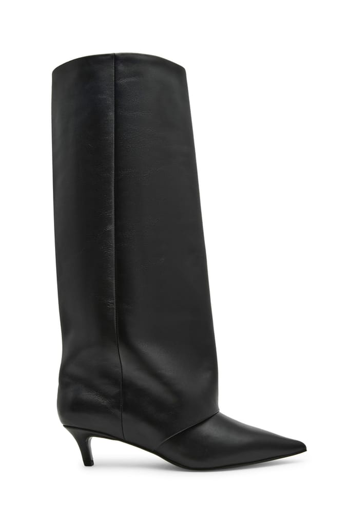 Steve Madden Luca Boots Black Leather Taglia: 40 | Stivali Outlet | Donna | Nero