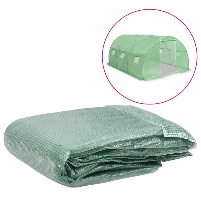 vidaXL - Kashoes - vervangend - (13,5 - m²) - 300x450x200 - cm - groen