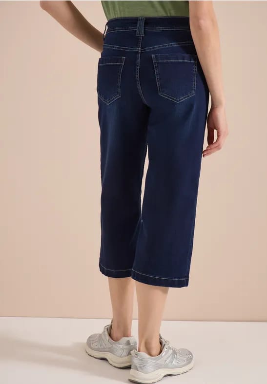 3/4 Wide Legs jeans in Loose Fit