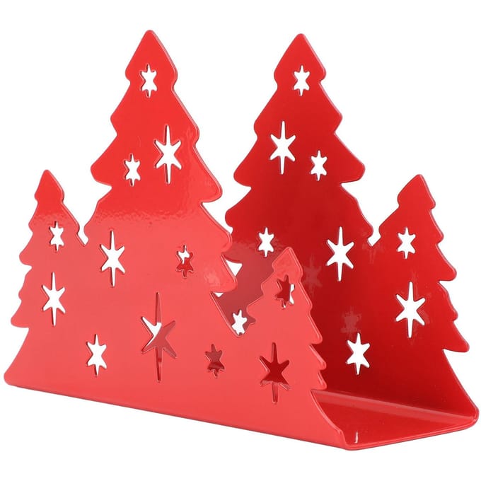 Servethouder RVS Kerstboomvormige Tissuepapier Handdoekrek Opberghouder voor Thuis red