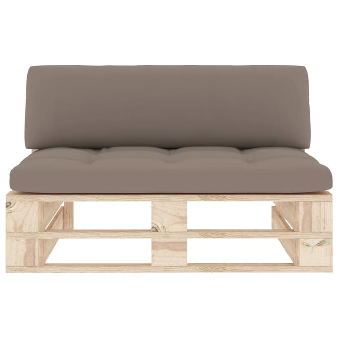vidaXL - Tuinmiddenbank - pallet - geïmpregneerd - grenenhout