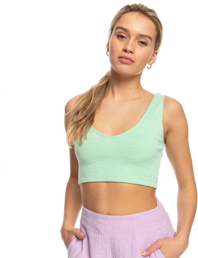 Roxy Time To Move Top Zonder Mouwen Groen L Vrouw