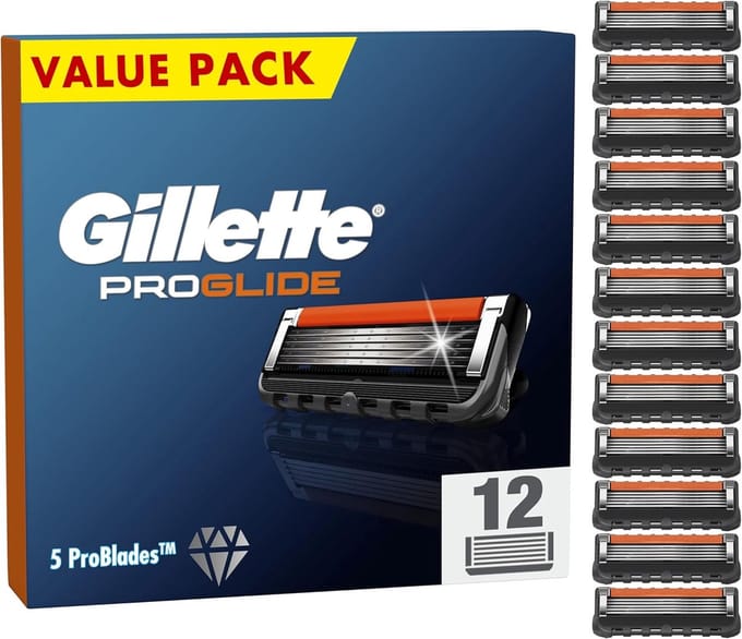 Scheermesjes voor Mannen - 12 Stuks voor een Gladde Scheerbeurt met Comfort