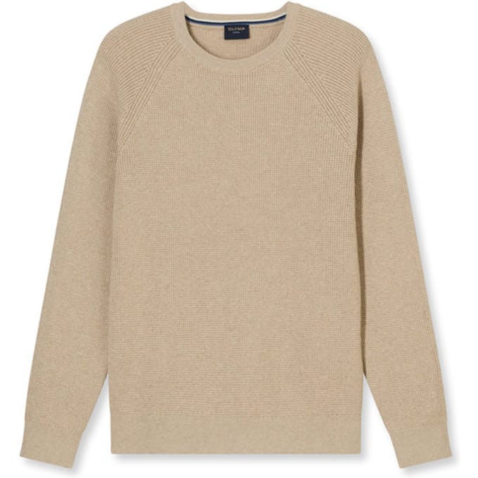 OLYMP Casual Breisel, Regular Fit, Lichtbeige