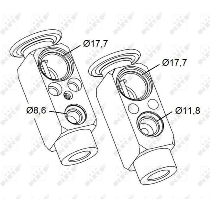 Expansieventiel, airconditioning NRF 38477