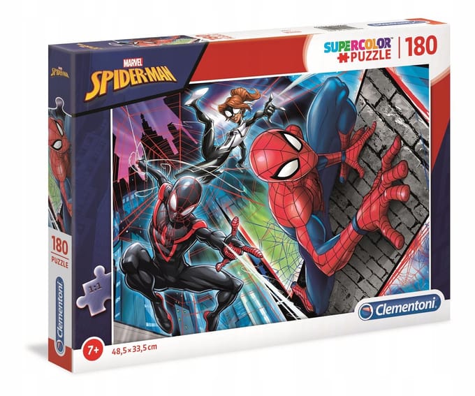 Clementoni Spider-Man Supercolor Puzzel 180 Stukjes