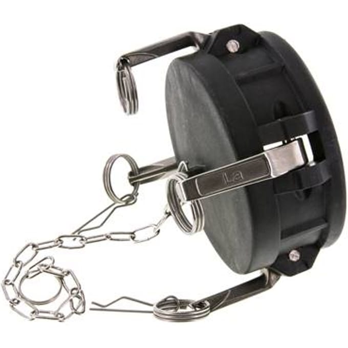 Camlock DN 90 (4'') Koppeling PolypropyleenEnd Cap Type DC MIL-C-27487