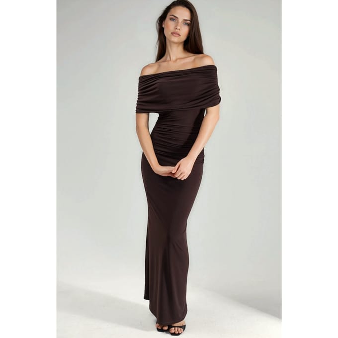 Strapless Maxi Bodycon Jurk