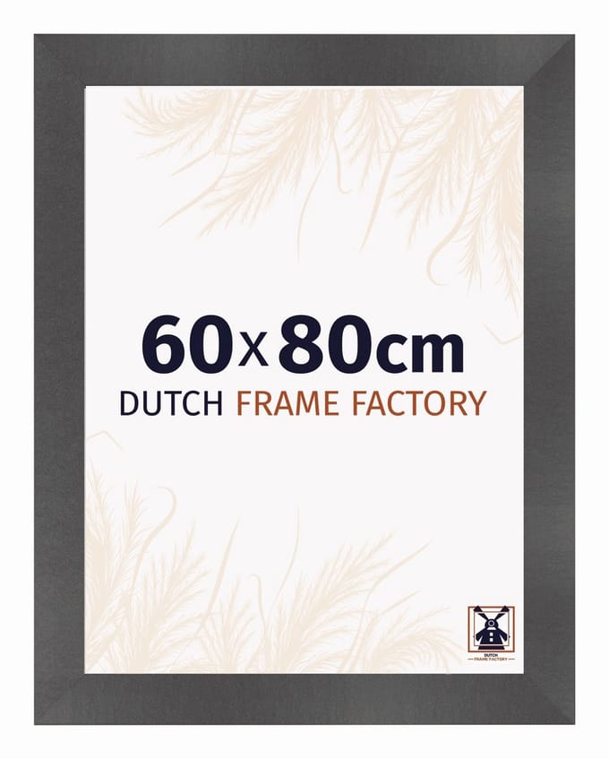 Fotolijst 60x80 cm - MDF - Zwart Mat - Praag