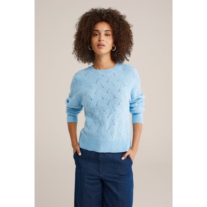 WE Fashion Knitted Pullover Blue Taglia: 3XL | Maglioni a maglia Outlet | Donna | Blu