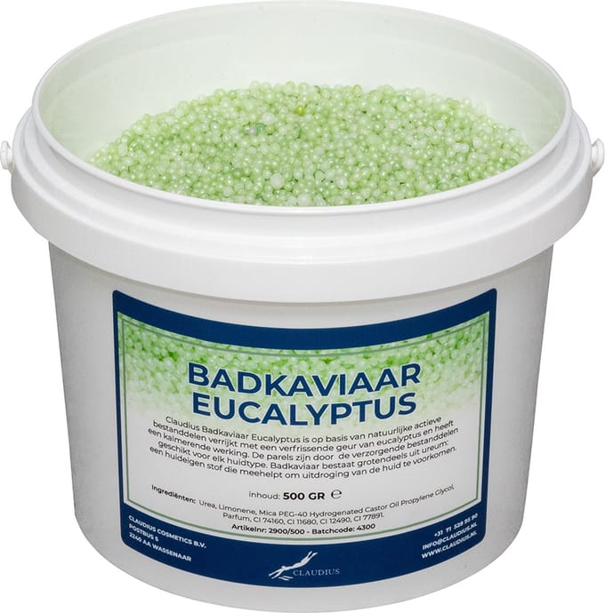 Badkaviaar Eucalyptus - 500 gram - bad parels voor in bad