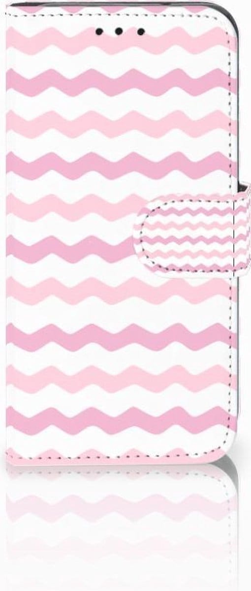 Samsung Galaxy S10e Telefoon Hoesje Waves Roze