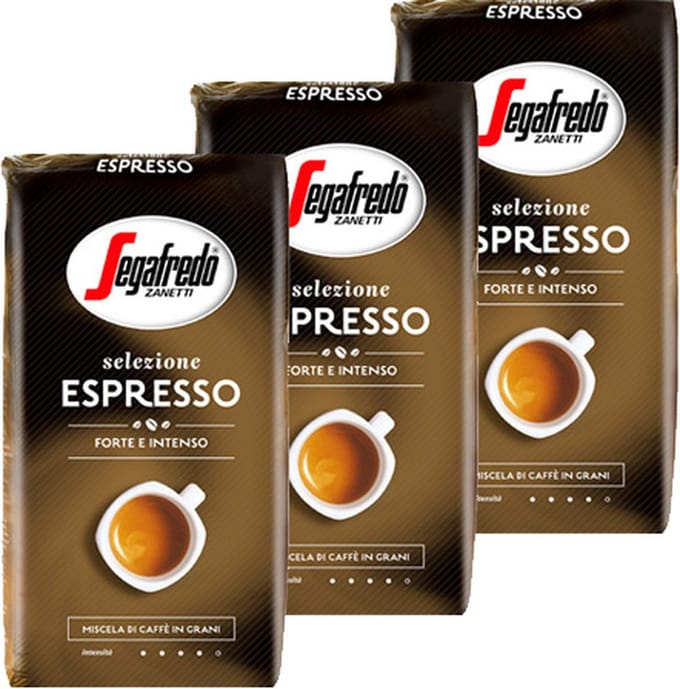 Segafredo Selezione Espresso (Oro) - koffiebonen - 3 x 1 kg