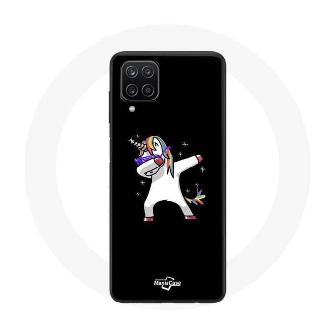 Samsung Galaxy A12 Dab eenhoorn hoesje schoon