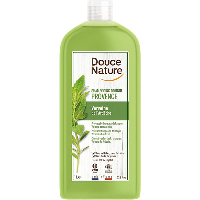 Douce Nature Douchegel & shampoo provence verbena Ardeche bio 1 Liter