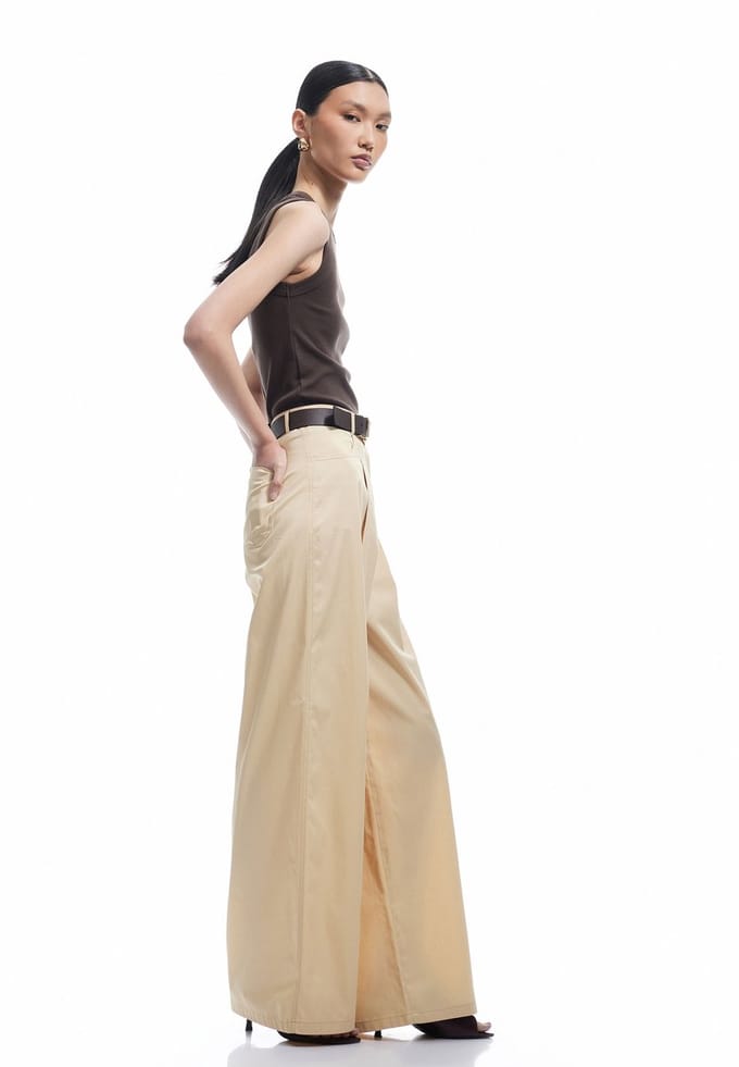 Normale taille Brede pijpen Palazzohose