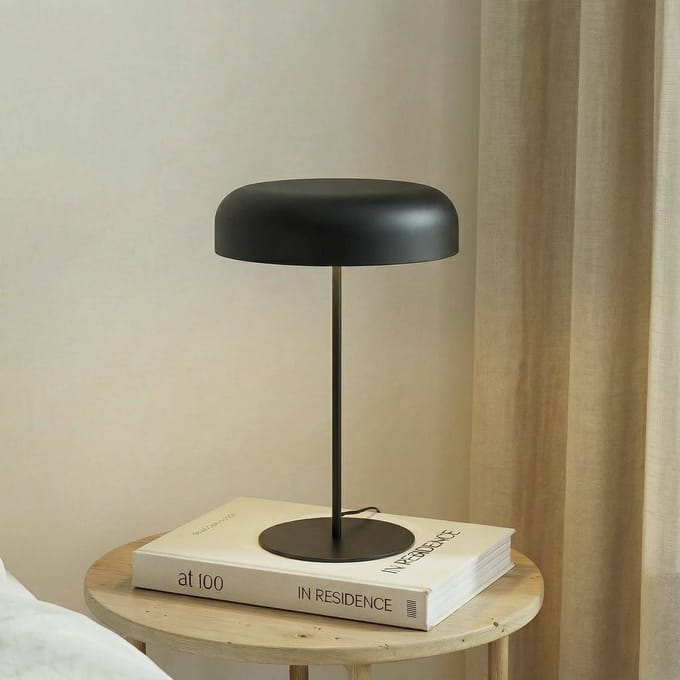 Lindby - Tafellamp - 2lichts - Metaal, ijzer - H: 45 cm - E14 - zandzwart