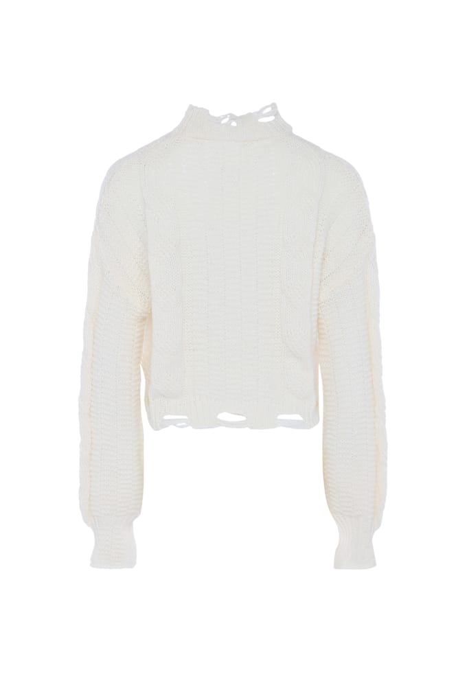 Mymo Jumper Dames wolwit