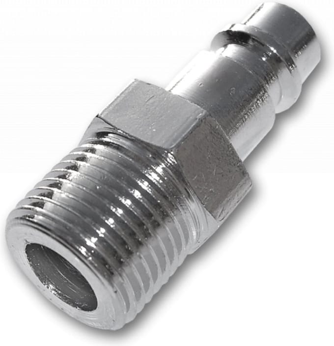 Bradas slangstop – 1/2" mannelijk – Staal-chroom – Roestbestendig – Tuinslang afsluiter