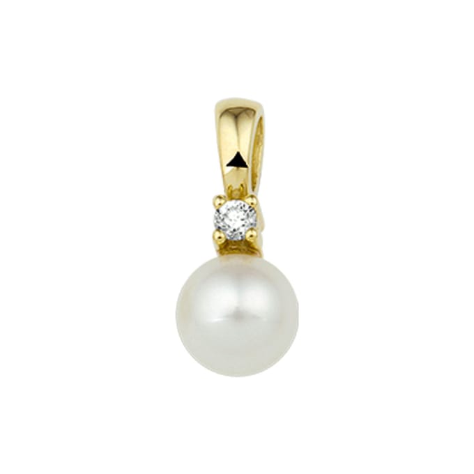 Hanger Parel En Diamant 0.05ct H Si