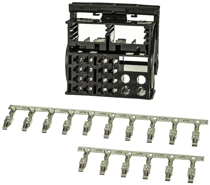 Voertuig Audio Kabelstekker Behuizing Montage Set met 16 Contacten