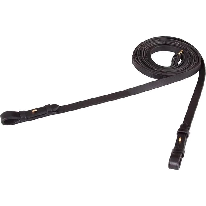 Antislip leren paardenteugels blindstoppen BR Equitation