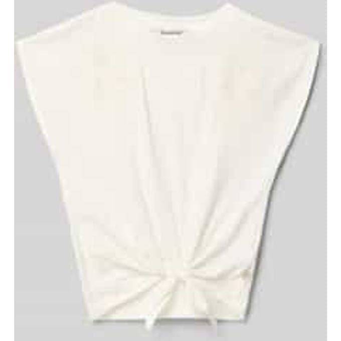 GARCIA Meisjes Effen T-shirt Wit Korte mouw