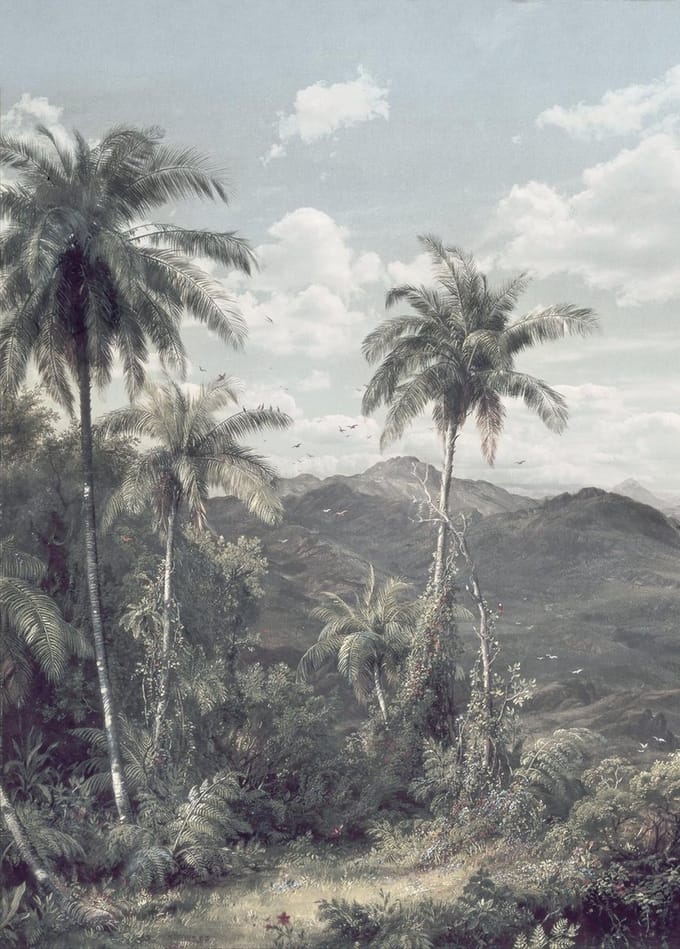 Fotobehang - The Exotic Land 200x280cm - Vliesbehang