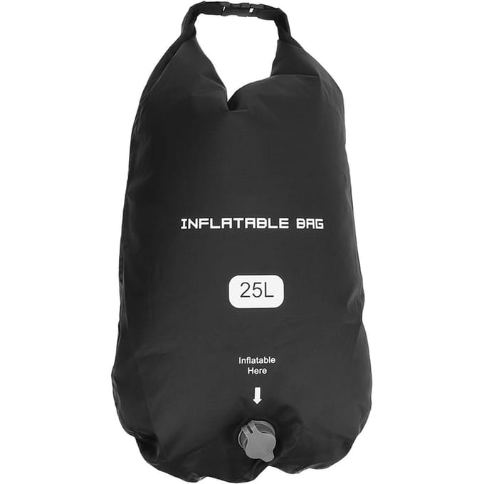 Opblaasbare Tas Multifunctioneel Waterdicht 2 In 1 Opbergtas Luchtpomp Tas voor Reizen Opblaasbare Voet black
