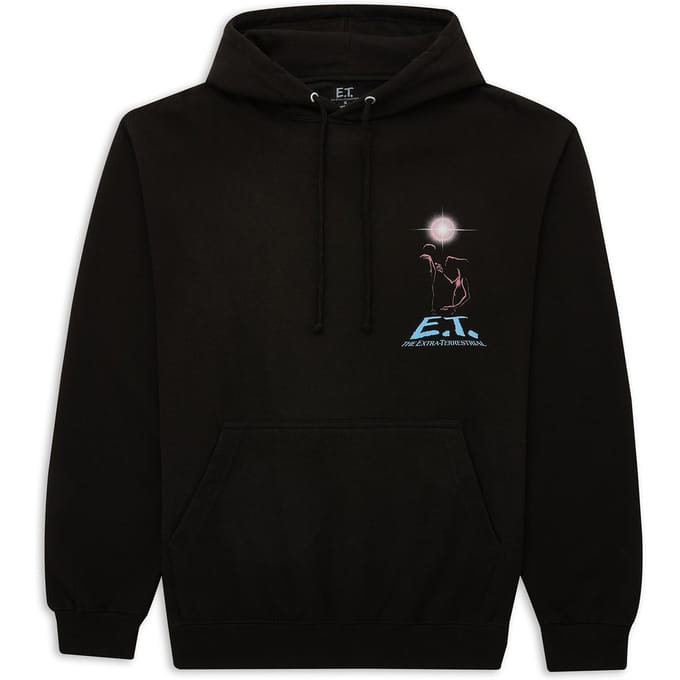 E.T. The Extra-Terrestrial X Ghoulish Silhouette Hoodie - Black - S