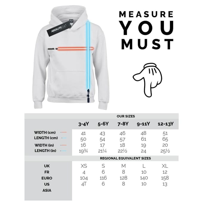 Star Wars Jongens Goud Logo Hoodie (Zwart)