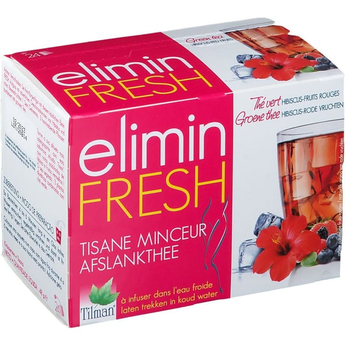 Elimin Fresh Afslankthee Hibiscus - Rode Vruchten 24 Filterzakje