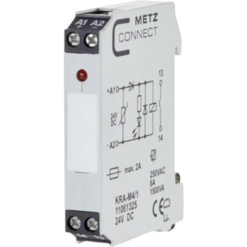 Metz Connect 11061325 Koppelelement 24 V/AC (max) 1x NO Piece 1 stuk(s)