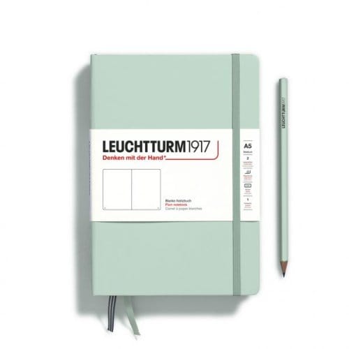 Leuchtturm1917 A5 Medium Natural Colours Notitieboek blanco Mint Green - Notebook - 4004117625961