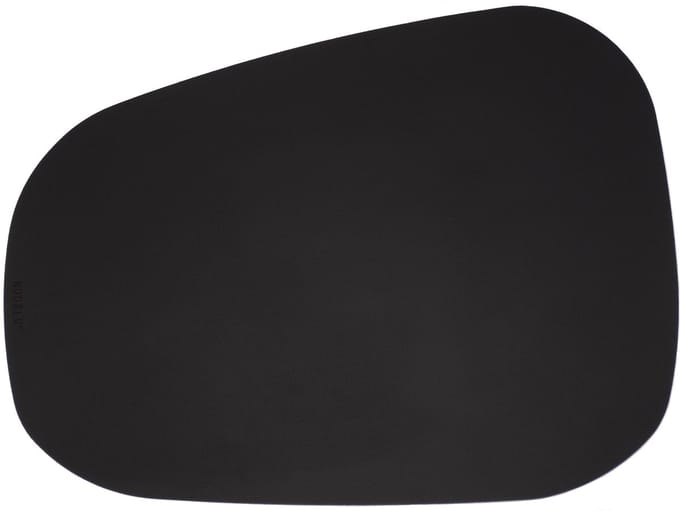 Leren bureau onderlegger PEBL kingsize 82x62 – Design desktop mat - Zwart leer