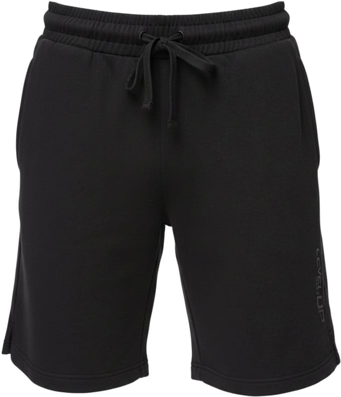 OMBRE Korte Broek - Regular Fit - Katoen - Effen Zwart S