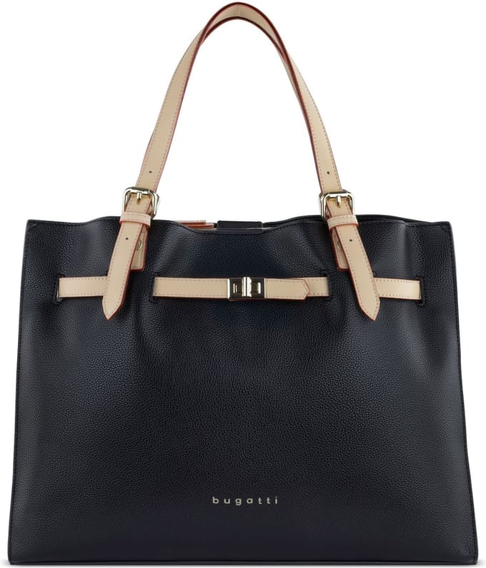 bugatti Handtas Schoudertas Ella Shoulderbag Black Zwart