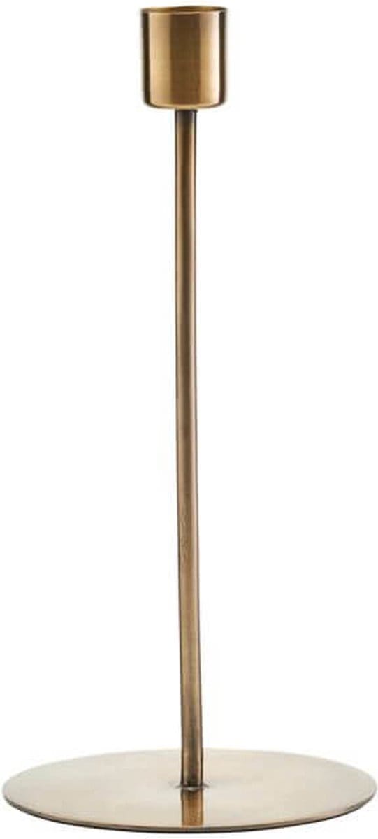 House Doctor - Anit Candle Holder - Brass Finish (SP0854)