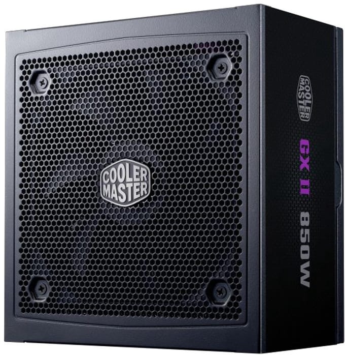 Cooler Master GXII 850W Voeding - 850 Watt - 120 mm - ATX - 80 Plus 80 PLUS Gold