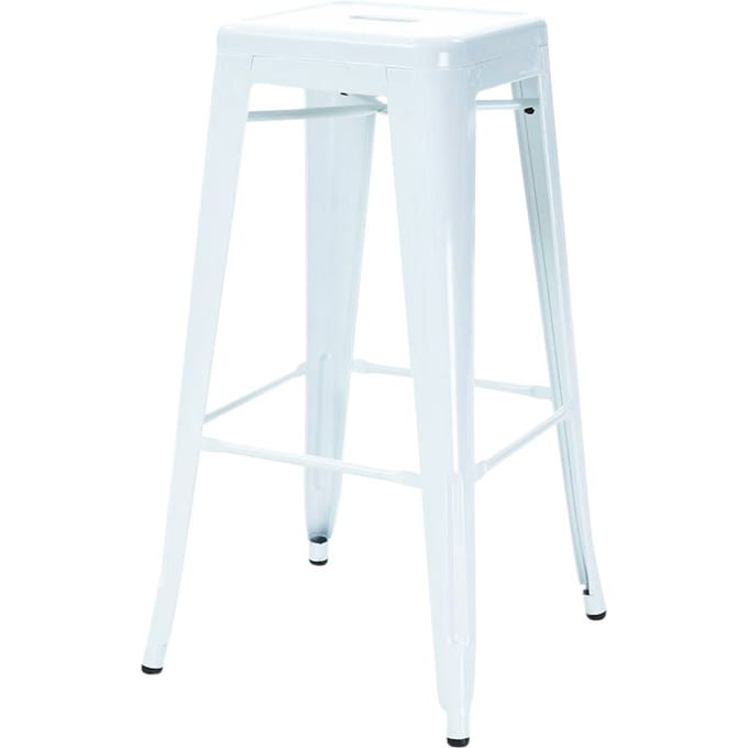 Legend Metalen barkruk wit - 65 cm