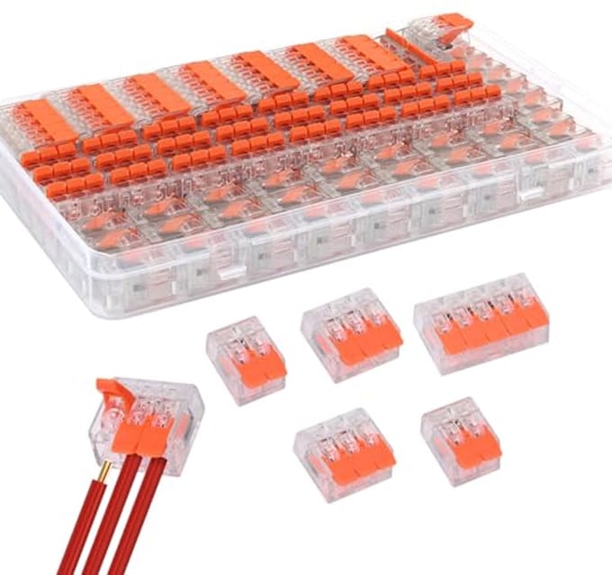 Solidchoice - 75 Stuks Terminal Klemmen voor Elektrische Aansluitingen